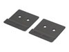 PDU mounting brackets - black - 0U (pack of 2 )