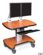 Telescopic Height Adjustable Cart #3624