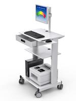 Mobile Crash Cart w/ Tray, Drawer, Shelves #ML-5009