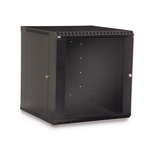12U LINIER® Fixed Wall Mount Cabinet Glass Door #3140-3-001-12