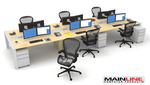 Bench Style Supervisor Desk